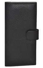 Handmade Leather Checkbook Cover with RFID Protection for Men and Women, Soft...