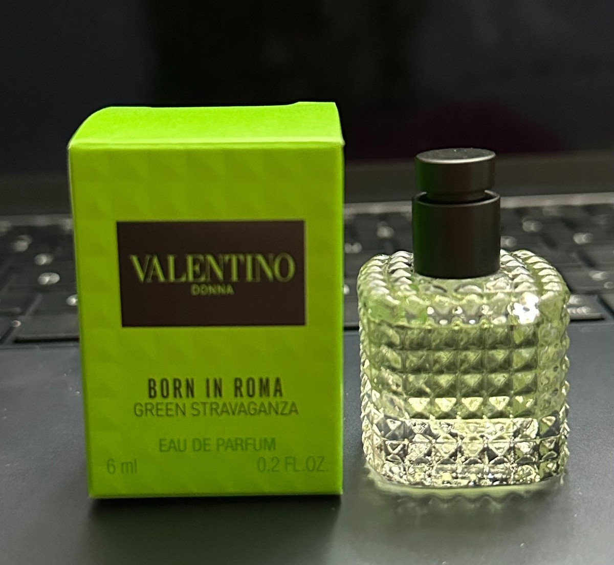 Valentino Donna Green Stravaganza EDP 6ml / 0.2oz Mini Dabber New
