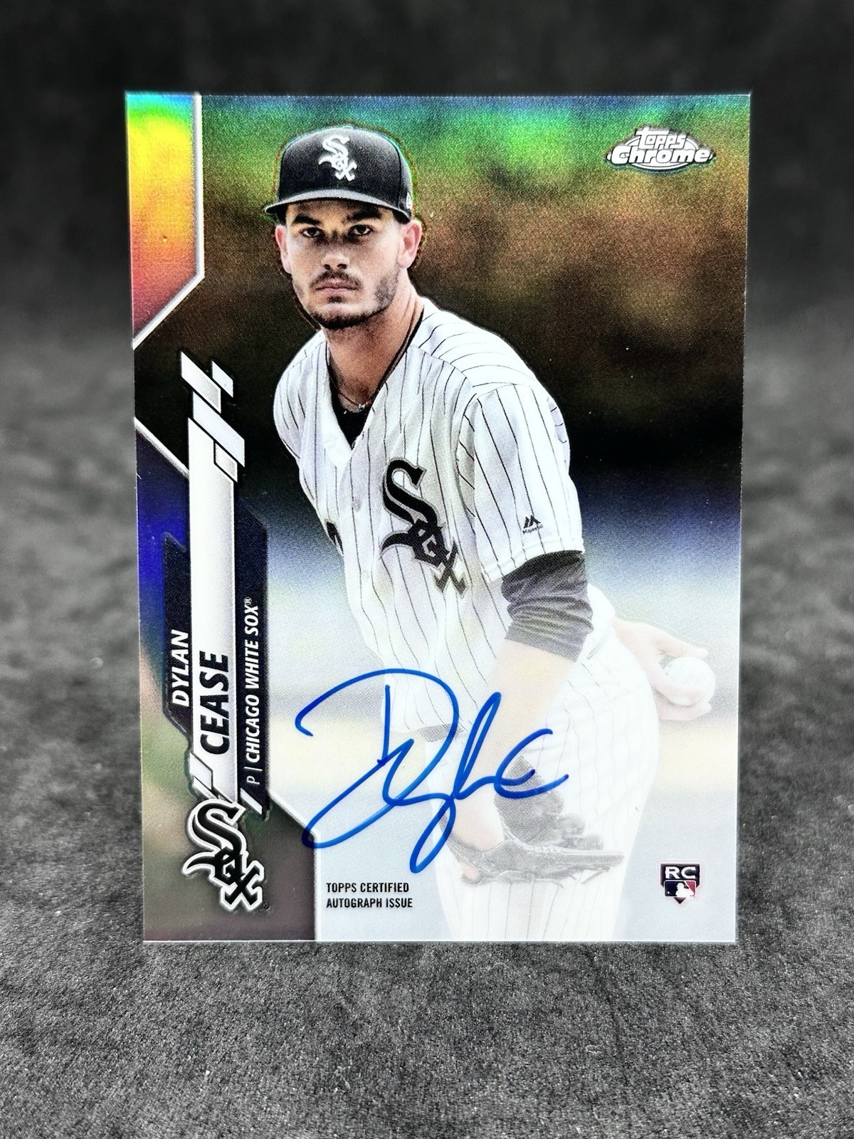 2020 Dylan Cease Refractor Auto /499 Topps Chrome RC