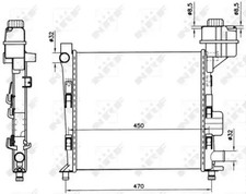 Radiateur Mercedes 611