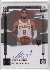 2023-24 Panini Impeccable Rookie International 81/88 Seth Lundy #RA-LUN Auto 2s2