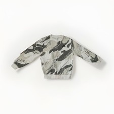 Nike Camouflage Pullover Sweatshirt Boys Long Sleeve Crew Neck