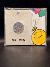 2021 Mr Happy Mr Men 50th Anniversary 5 Pound Coin Royal Mint BU Pack Sealed