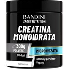 Bandini® Creatina Polvere 300g | Creatine Monoidrata Micronizzata, 100% Vegan