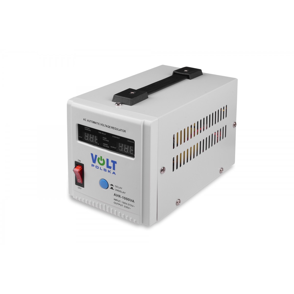 Stabilisateur automatique AVR 1000VA contre les pannes et surtensions 230V