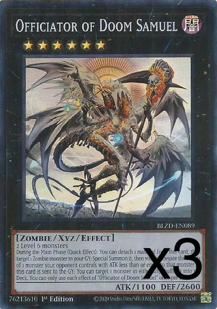 Xyz Yu-Gi-Oh! TCG Super Rare Individual Collectible Card Game