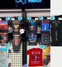 RUSH Fifty Something Tour 2026 T-Shirt Concert Merch Toronto North America