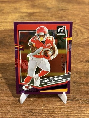 2023 Panini Donruss - Isiah Pacheco #144 Season Stat Line /500