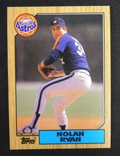 1987 TOPPS NOLAN RYAN Baseball Card #757