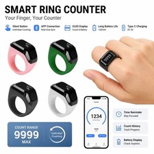 Smart APP Tally Counters Portable Digital Ring Counter Bluetooth Counting
