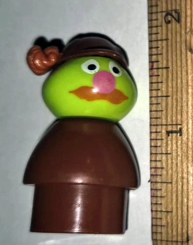 Vintage Fisher Price Little People Sesame Street Sherlock Hemlock  Flawed