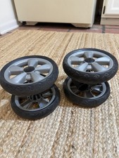 Set Of 2 Baby Trend Sit N Stand Double Stroller Front Wheel Tire Replacements