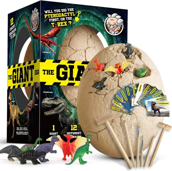 Dinosaurier Ausgrabung Groß Ei Spielzeug FüR Kinder Dino Eier Ausgraben-image