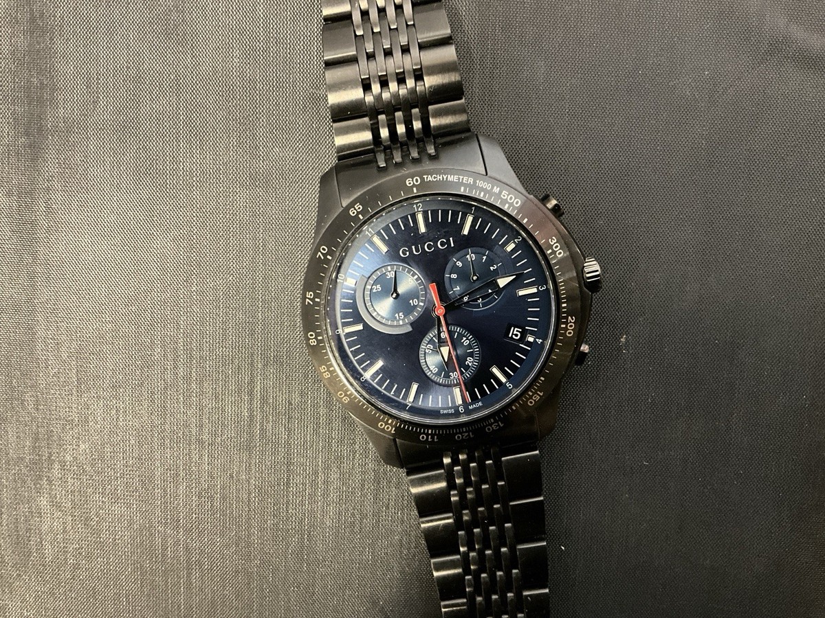 GUCCI G Timeless 126.2/15089565 Chronograph Date Quartz Swiss