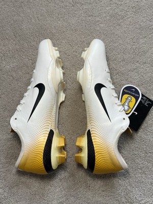 Nike Mercurial Vapor 3, Firm Ground, Weiß/Gold, UK9