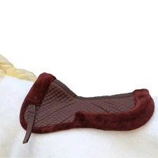 Half Pad for Saddle Correction Breathable, Non-Slip, Durable Quilted Design