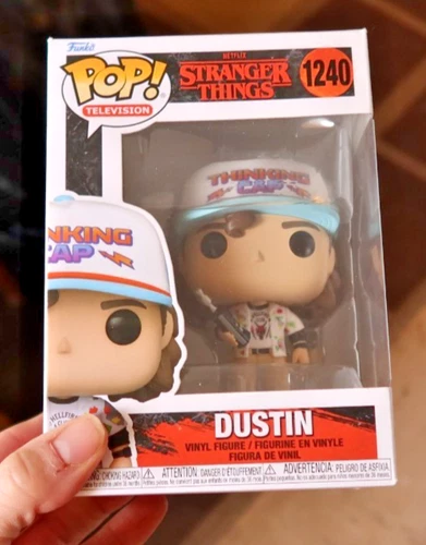Vintage Funko Pop! Figure Pop Toy Figurine Netflix Stranger Things Dustin #1240