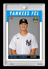 2022 Rafael Flores Future Stars Minor League Rookie Card Tampa Tarpons Yankees. rookie card picture