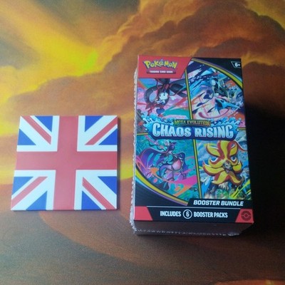 Pokémon Mega Evolution: Chaos Rising Booster Bundle (6 Packs) Englisch 