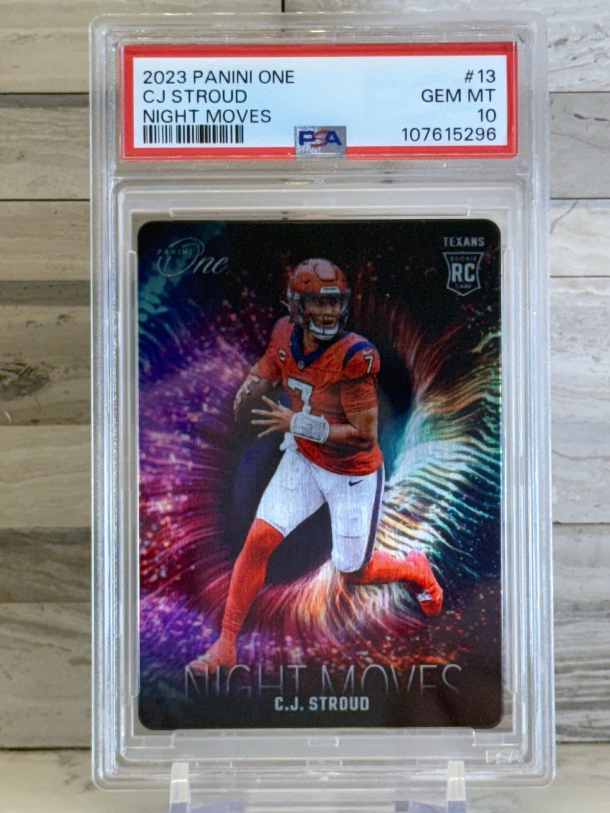 2023 CJ Stroud Panini One Night Moves RC PSA 10 Case Hit Rookie Low Pop