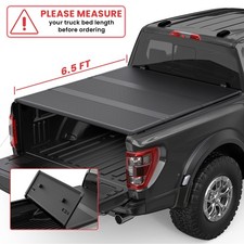 6.5ft Bed Hard Truck Tonneau Cover For 07-13 Chevy Silverado Gmc Sierra Tri-fold