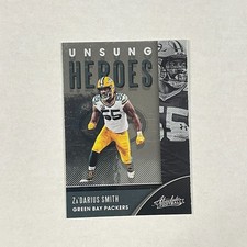 2020 Panini Absolute Unsung Heroes UH-ZS Za'Darius Smith Packers Card