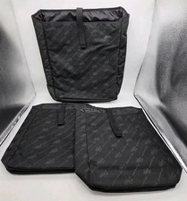 The Pampered Chef Consultant Padded Kitchenware Sleeves Black Logo Lot of 3