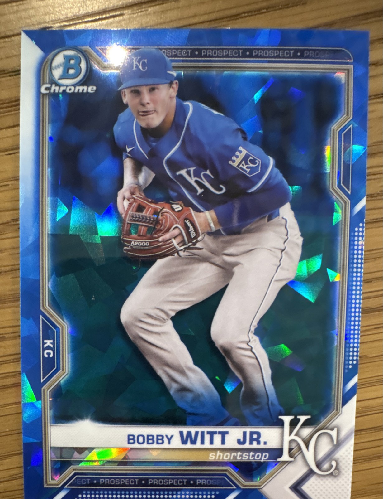 2021 Bowman Chrome Sapphire Edition - Chrome Prospects Bobby Witt Jr. #BCP-193