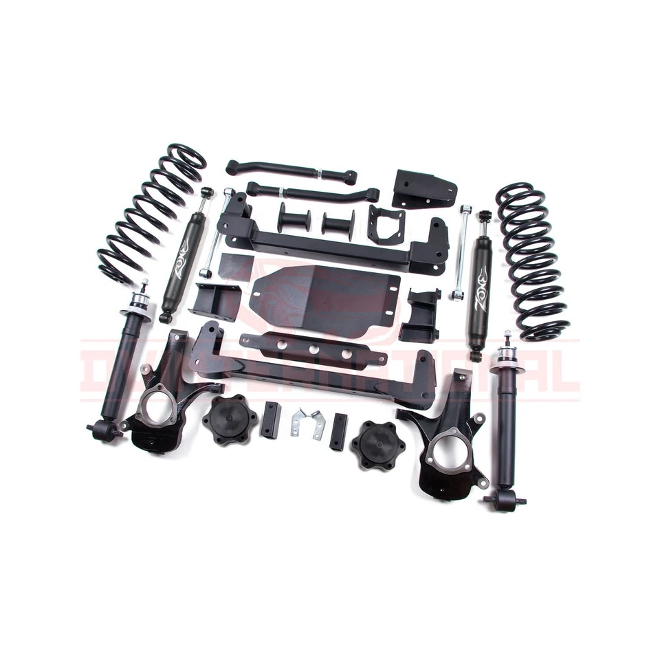 Kit de elevación Zone Offroad 6.5 para amortiguadores Nitro 4x4 Chevy/GMC Suburban y SUV 07-14 1500 Foto 2 de 3