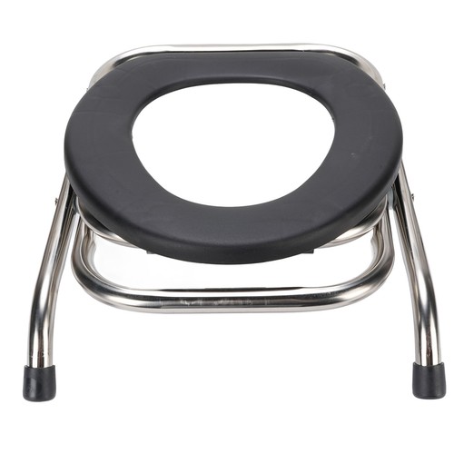 Folding Toilet Chair Ergonomic Multifunctional Commode Chair Portable For Daily - Picture 12 of 12