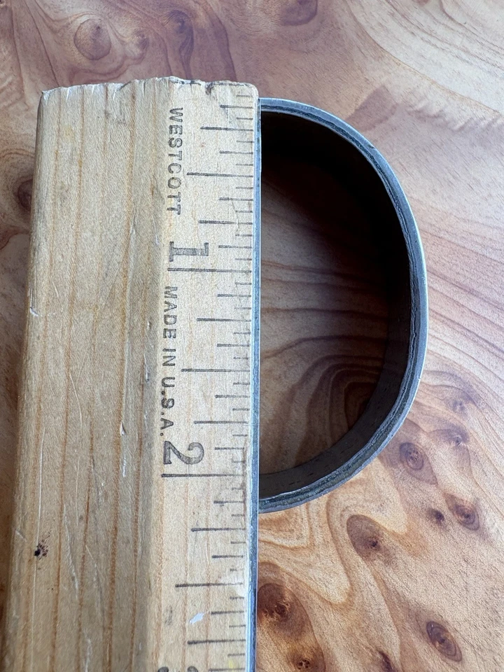 VTG Cuff Bracelet Mother of Pearl Daisy Mexican Silver Abalone Inlay - Image 4 of 4