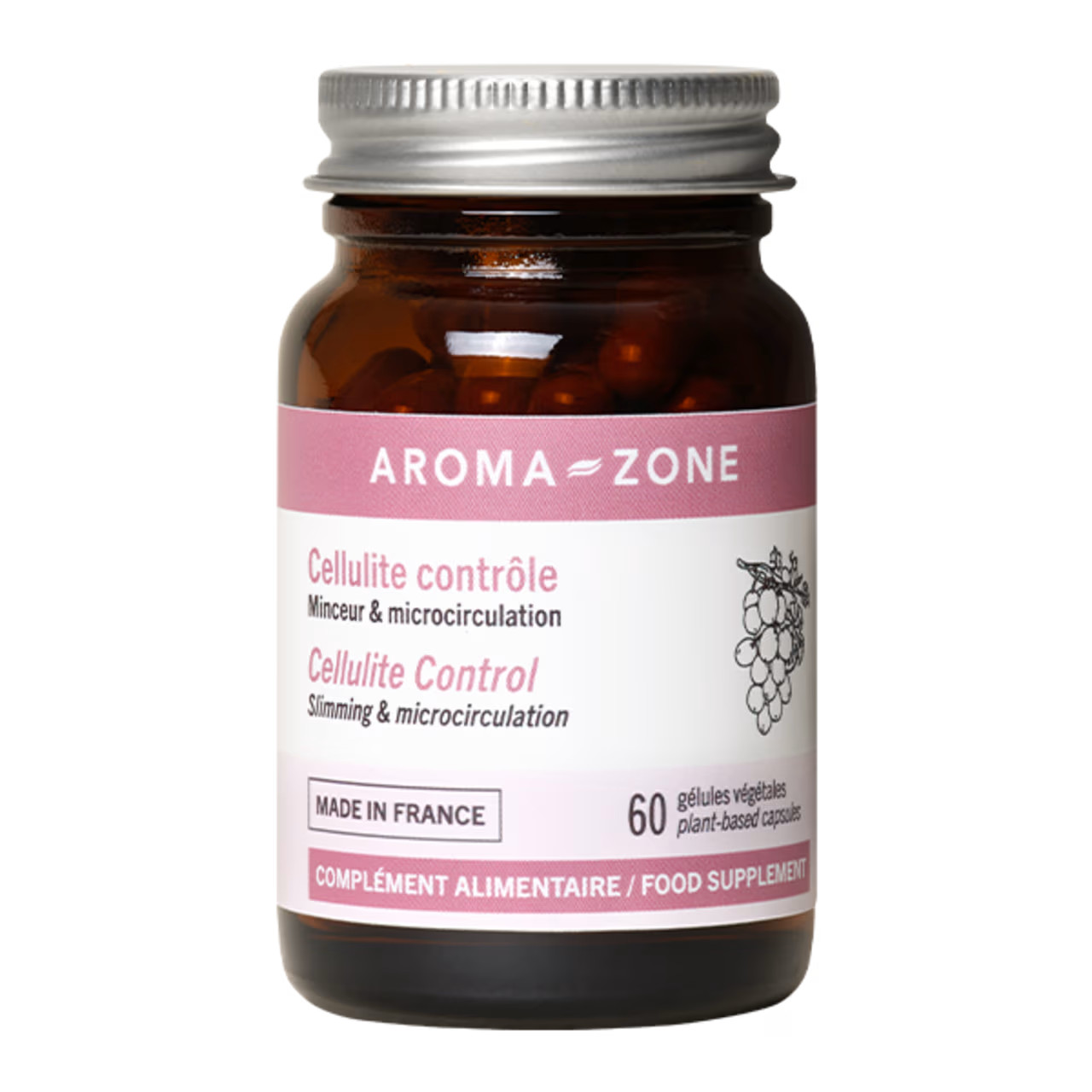 Cellulite contrôle Aroma-zone cure complète de 60 gélules haute performance