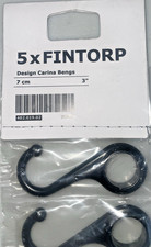 IKEA - 5x FINTORP Design Carina Bengs 7cm 3" 402.019.02 Hooks/Hangers