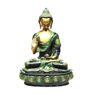 Bronze Buddha Statue Abhaya Mudra