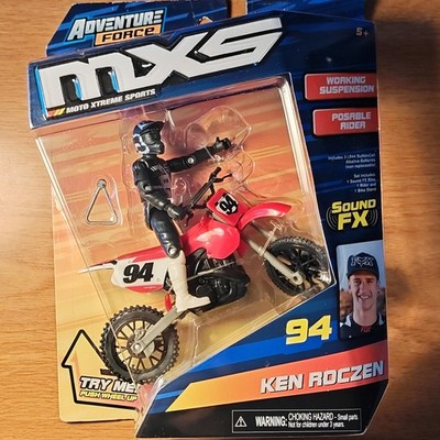 Adventure Force MXS Ken Roczen #94 1:12 Honda Motocross w/ Sound FX Stand