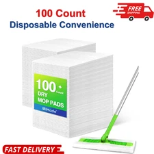 Dry Sweeping Cloths,100 Count Mop Refill Compatible W Swiffer Sweeper Disposable