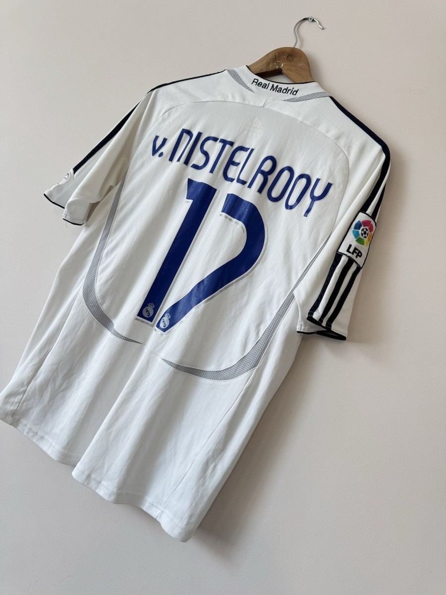 Vintage v. Nistelrooy #17 Real Madrid 2006-2007 Home Soccer Jersey