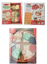 Melissa  Doug Pizza Play Set, 41 pieces Wooden  Felt Fine Motor Skills New