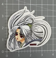 Hook Ups Sticker Rare Vintage Hairs Red Eyes  