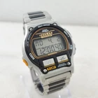 VINTAGE TIMEX IRONMAN TRIATHLON INDIGLO 8 LAP QUARTZ DIGITAL WR 100M MEN'S WATCH