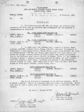 US Army Air Force Special Orders Pilot School Brooks Field TX 1943