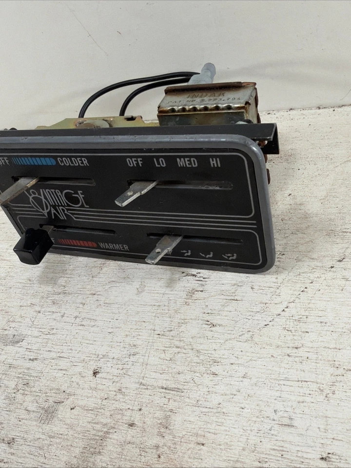 Vintage Air AC Base Model Horizontal 4-Lever Gen II 4 Level Control Panel Switch - Image 4 of 4