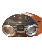 KLIM B5 Portable CD Player Boombox with FM Radio Bluetooth USB AUX FM Radio Dual