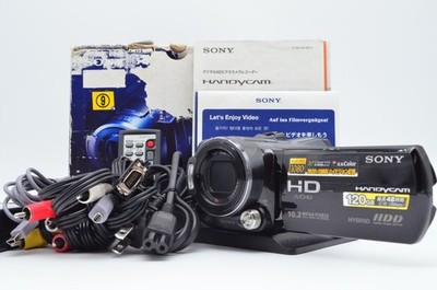 MINT SONY HDR-SR12 HDD AVCHD Handycam NightShot Full HD 120GB w/ Box From Japan