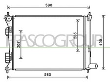 KIA RIO III Radiator (Petrol Models) 2011-