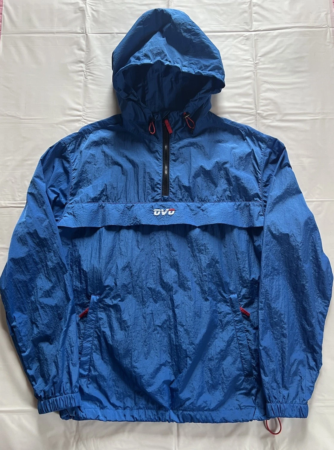 Drake x Octobers Very Own OVO Pullover Anorak Shell Jacket MenS Size M Blue RARE