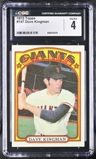 1972 Topps - Dave Kingman #147 (RC) CGC 4