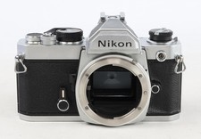 Nikon FM 35mm Film SLR Camera Body, Chrome (SERIAL # 2XXXXXX)