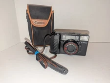 Canon Sure Shot 35mm Point & Shoot Auto Focus Camera 38mm 1:2.8  Flash Broken