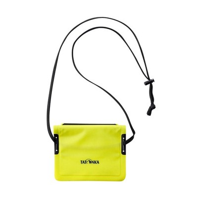 Tatonka WP ID Pocket wasserdichter Brustbeutel IPX7 Klettverschluss Lime
